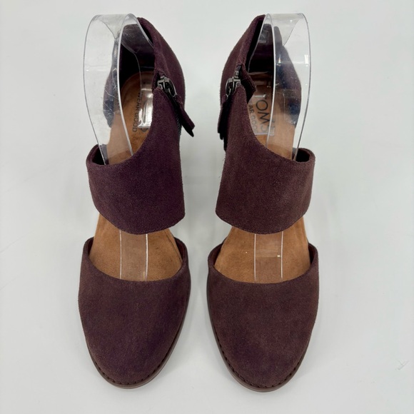 Toms Womens Genuine Suede Milan Dress Casual Shoes Size 8 - Picture 9 of 15